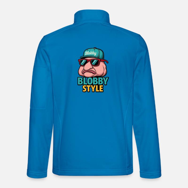 T-shirt de dessins animés Blobby style Veste en tissu softshell Unisexe