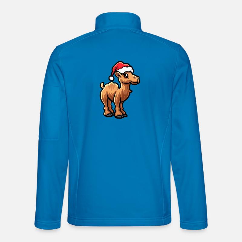 Noël à dos de chameau Veste en tissu softshell Unisexe
