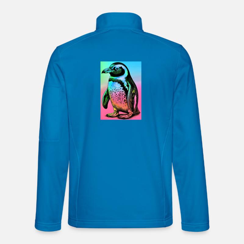 Pinguin - Unisex Softshelljacke - Lichtblau