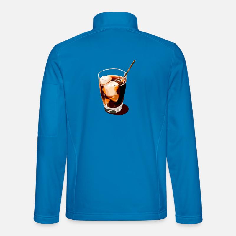 Kaffeegetränk Illustration Unisex Softshelljacke