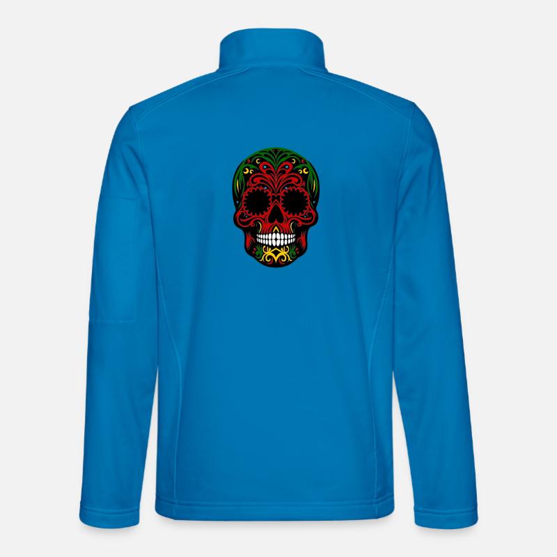 Santa Muerte | Skull Celebration - Unisex Softshell Jacket - light blue