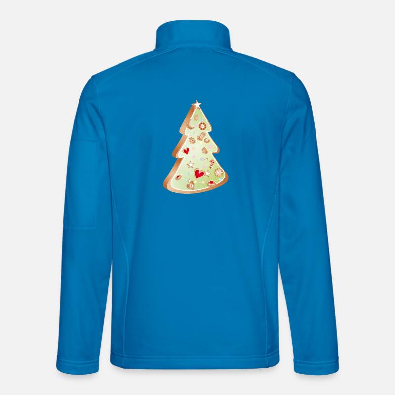 Gingerbread Christmas Tree – Lovingly Decorated Unisex Softshell Jacket