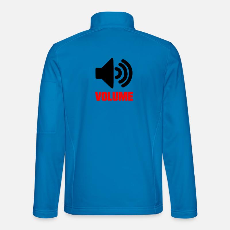 Lautstärke des Lautsprechers - Unisex Softshelljacke - Lichtblau