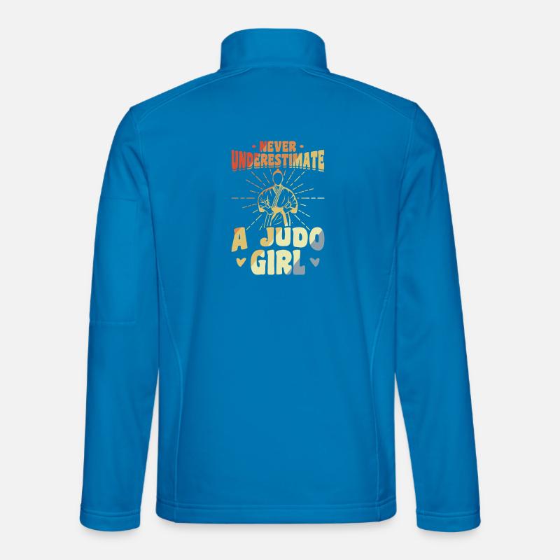 Judo Mädchen - Unisex Softshelljacke - Lichtblau