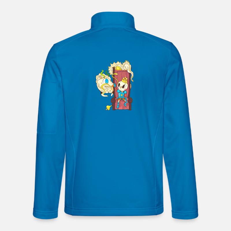 Dragon and onion - Unisex Softshell Jacket - light blue