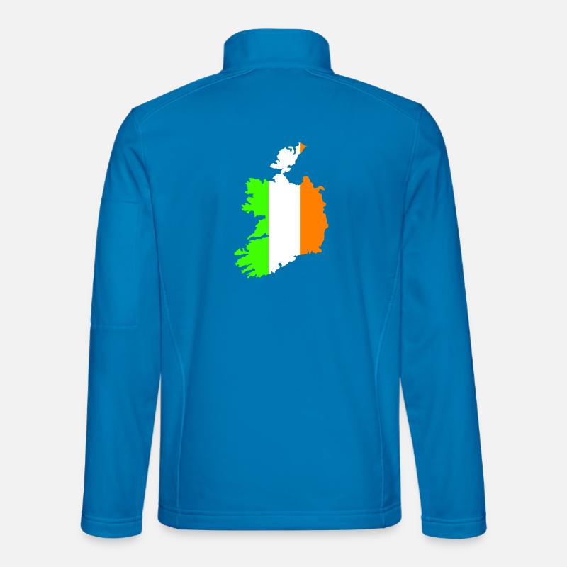 Pays d’Irlande - Veste en tissu softshell Unisexe - bleu clair