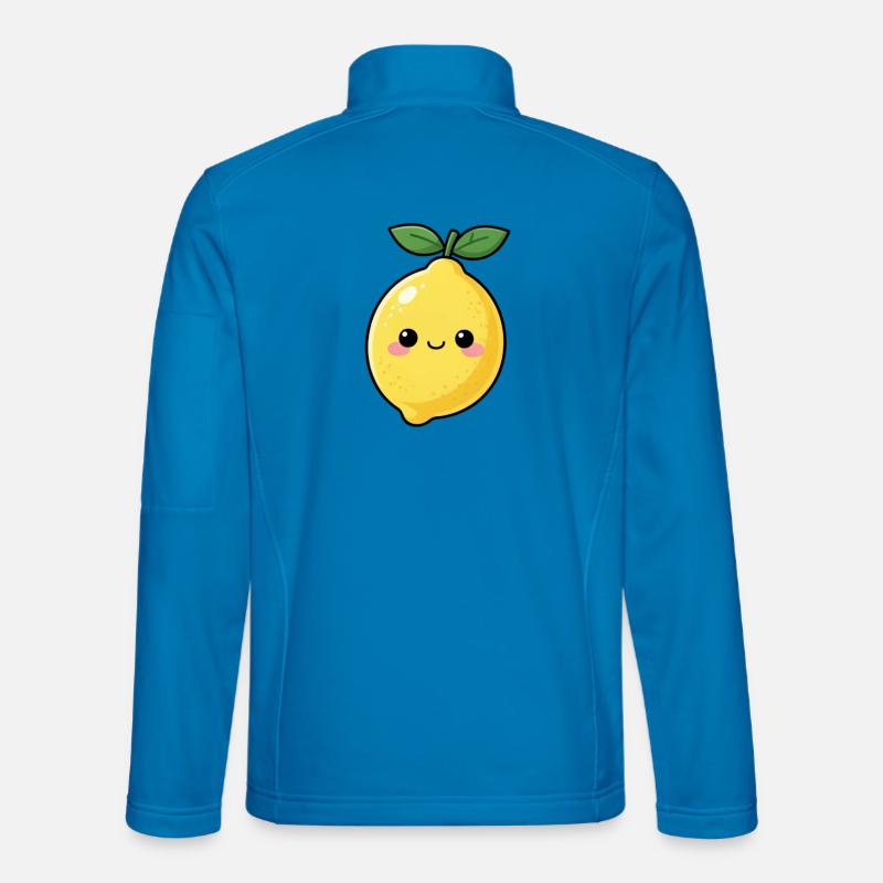 Kawaii Lemon Gift - Unisex Softshell Jacket - light blue