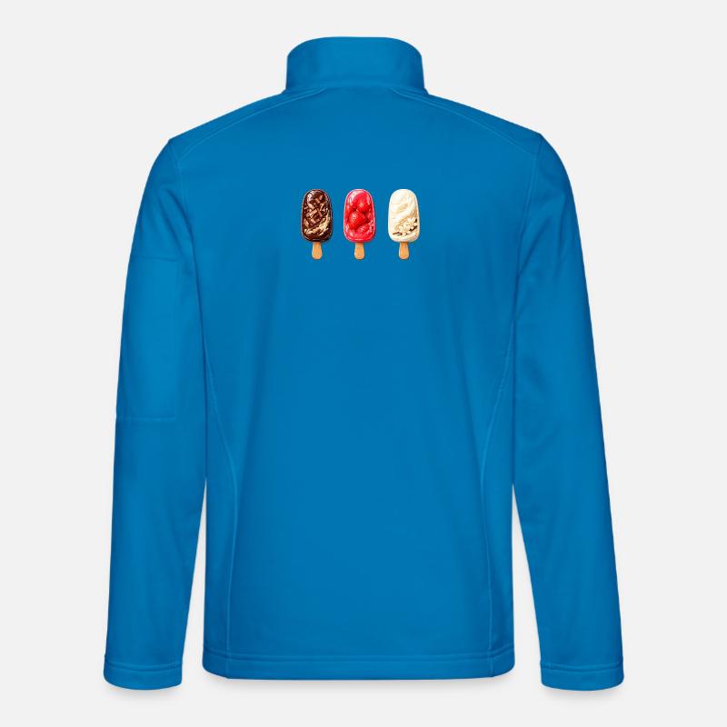 Threesome Popsicles Trio - Unisex Softshell Jacket - light blue