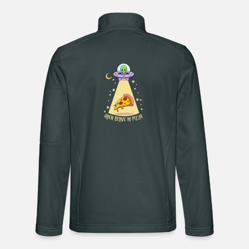 Alien Pizza 1 Veste en tissu softshell Unisexe