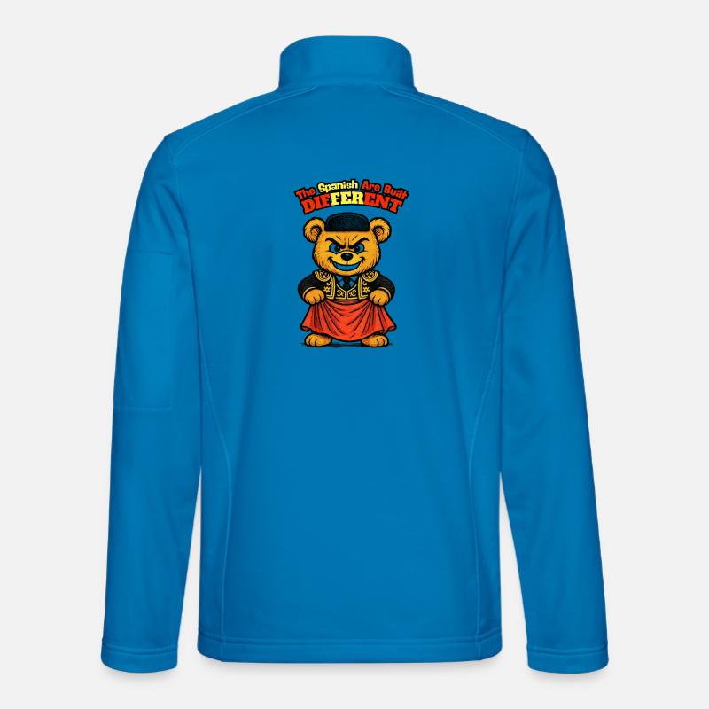 Spanish Teddy Bear - Spanish Humor - Unisex Softshell Jacket - light blue