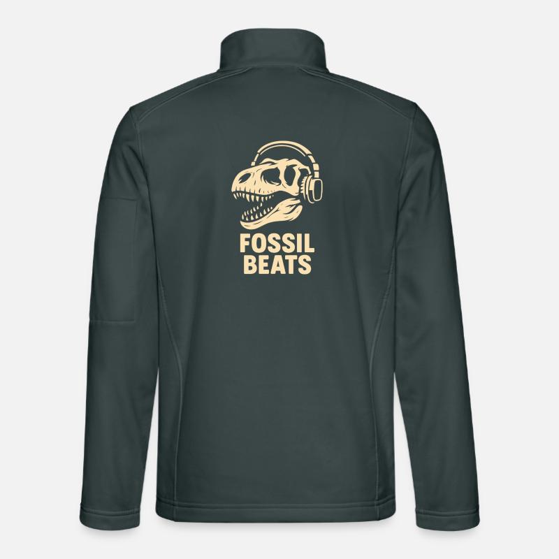 Fossil Beats Dinosaur mit Kopfhörer Unisex Softshelljacke