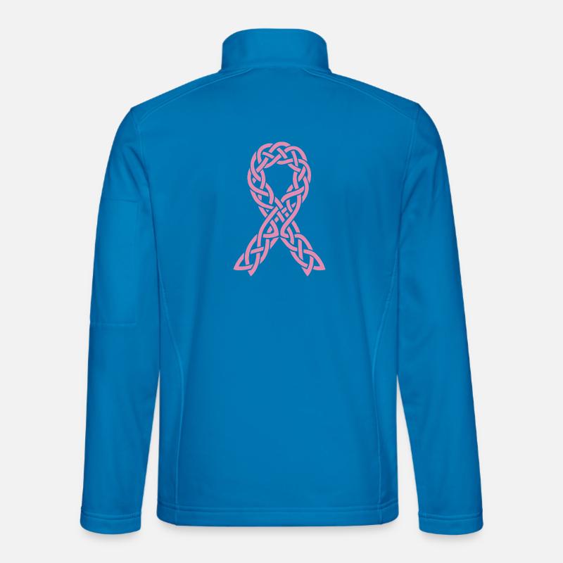Pink Celtic Anticancer Tape Unisex Softshell Jacket