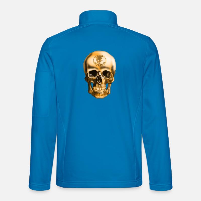 Schädel mit Adrenalin Emblem Unisex Softshelljacke