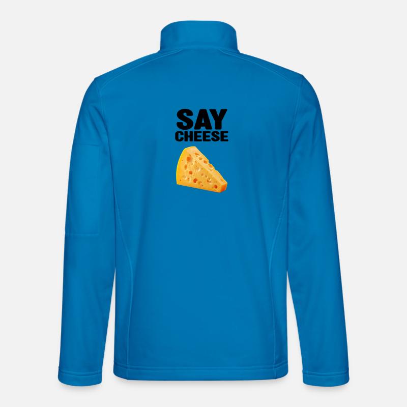 Cheese wedge joy - Unisex Softshell Jacket - light blue