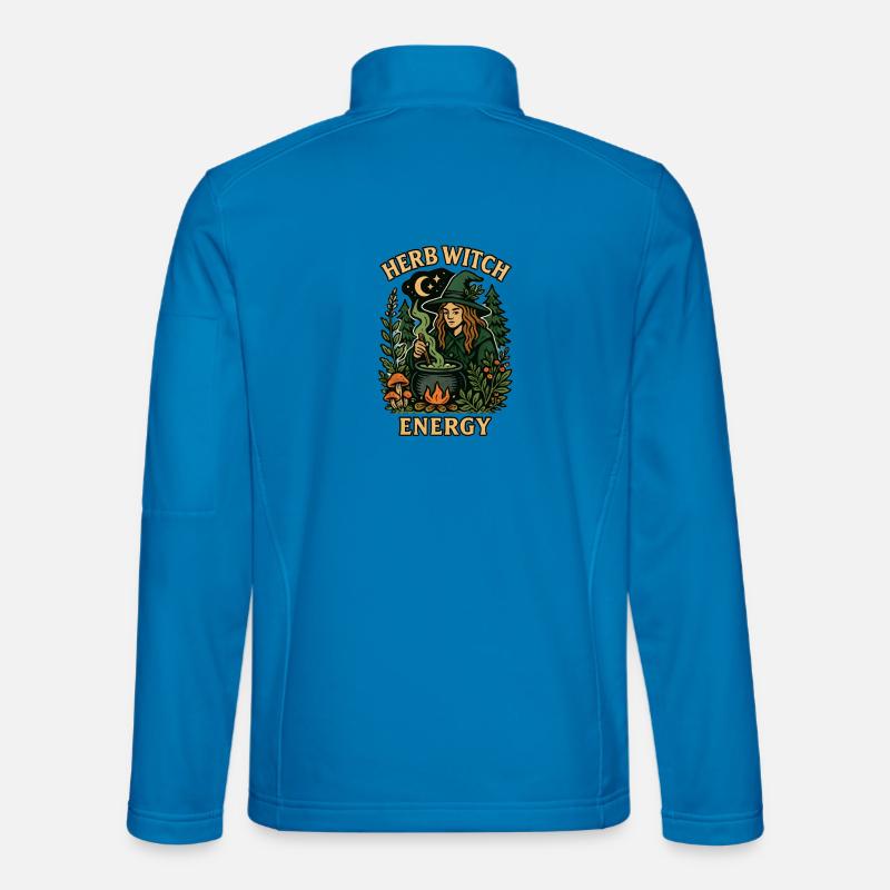 Herb Witch Energy - Unisex Softshell Jacket - light blue