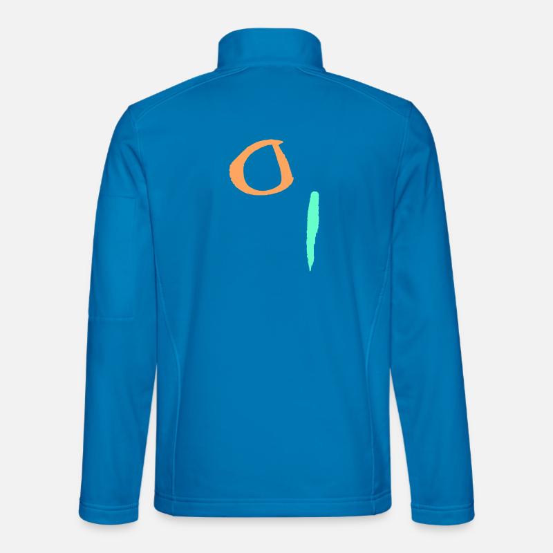 Minimal Abstract - Unisex Softshell Jacket - light blue