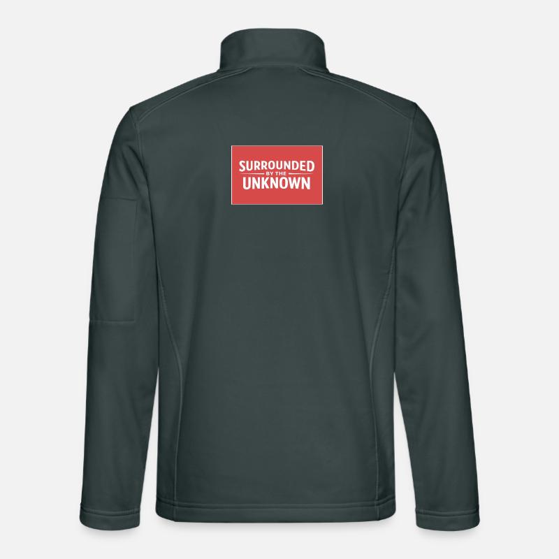 Entouré par l’inconnu Veste en tissu softshell Unisexe