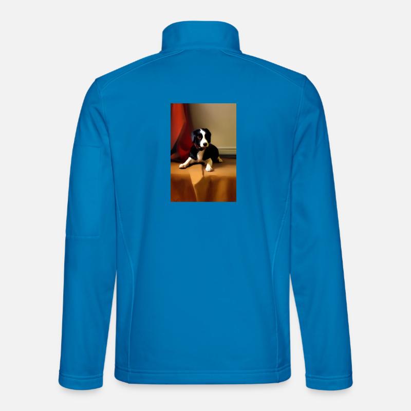 Hunde Bild Unisex Softshelljacke
