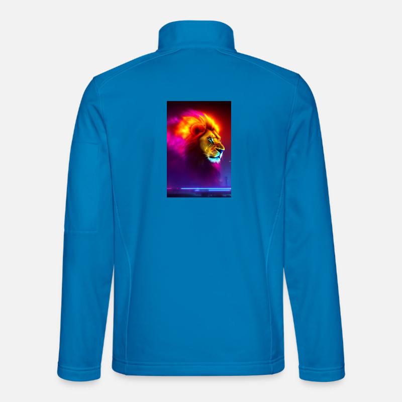 Lion Head - Unisex Softshell Jacket - light blue