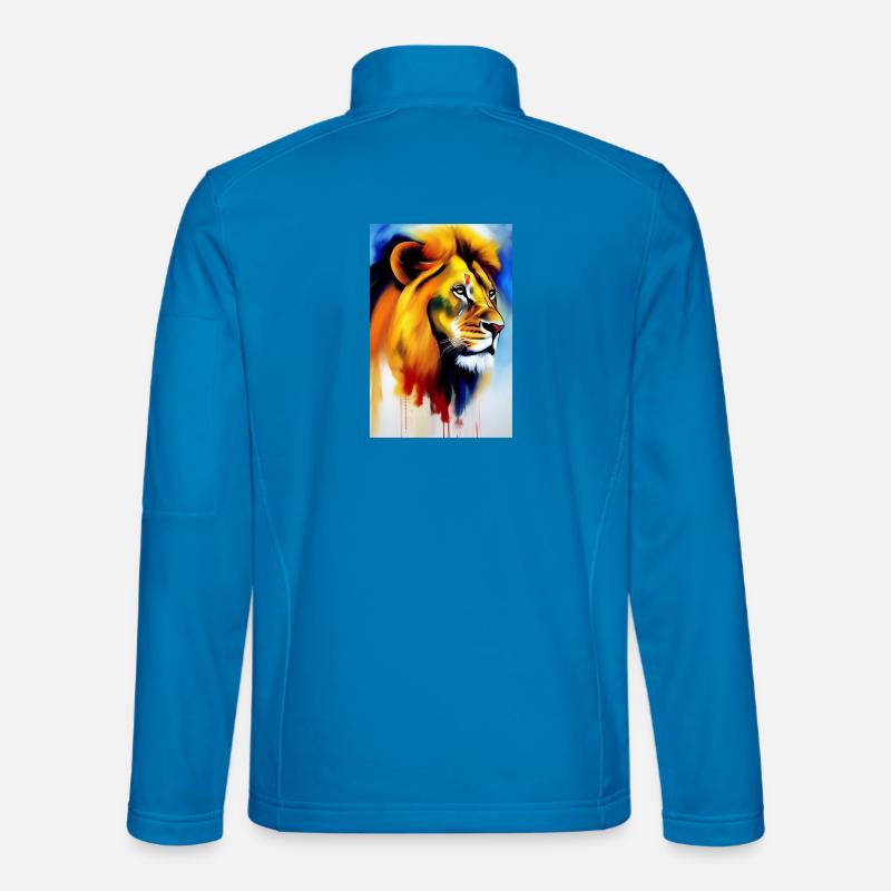 Re Leone - Giacca softshell unisex - celeste