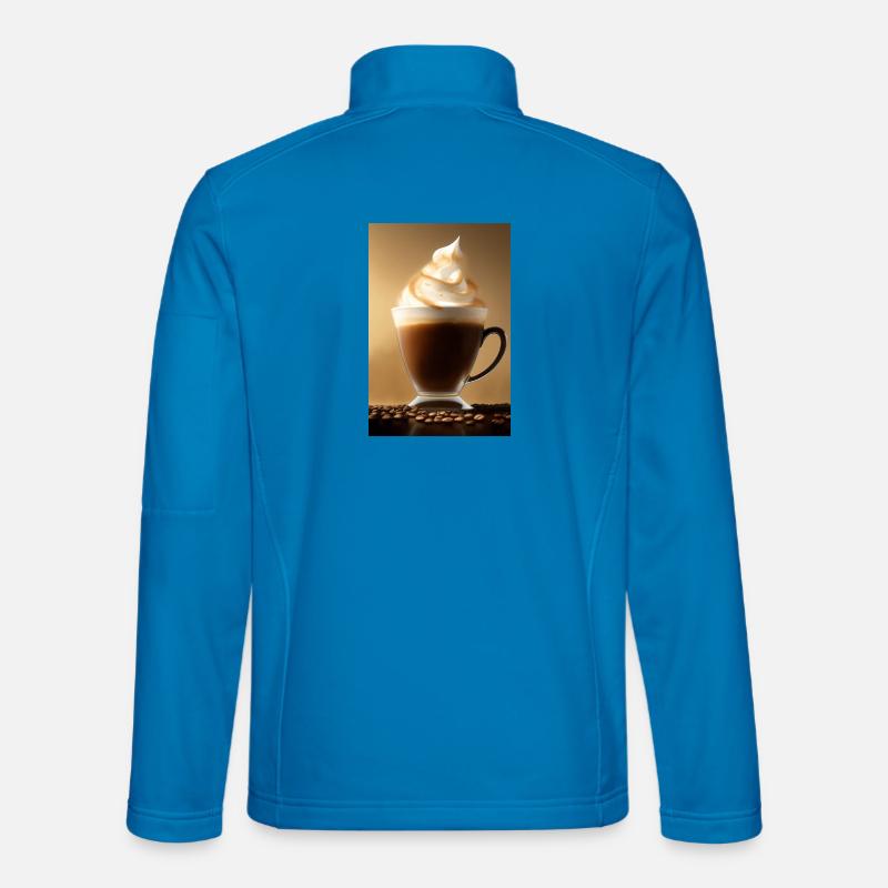 Café, grains de café Veste en tissu softshell Unisexe