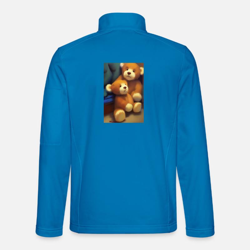 Teddybär - Unisex Softshelljacke - Lichtblau