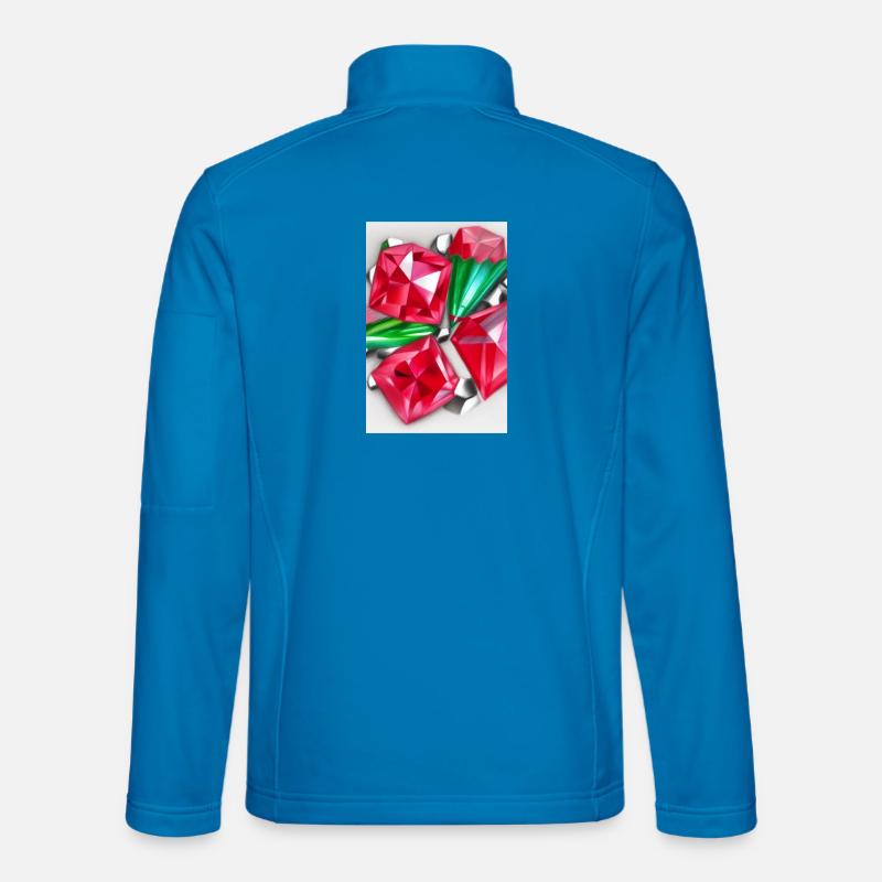 Gemstones - Unisex Softshell Jacket - light blue
