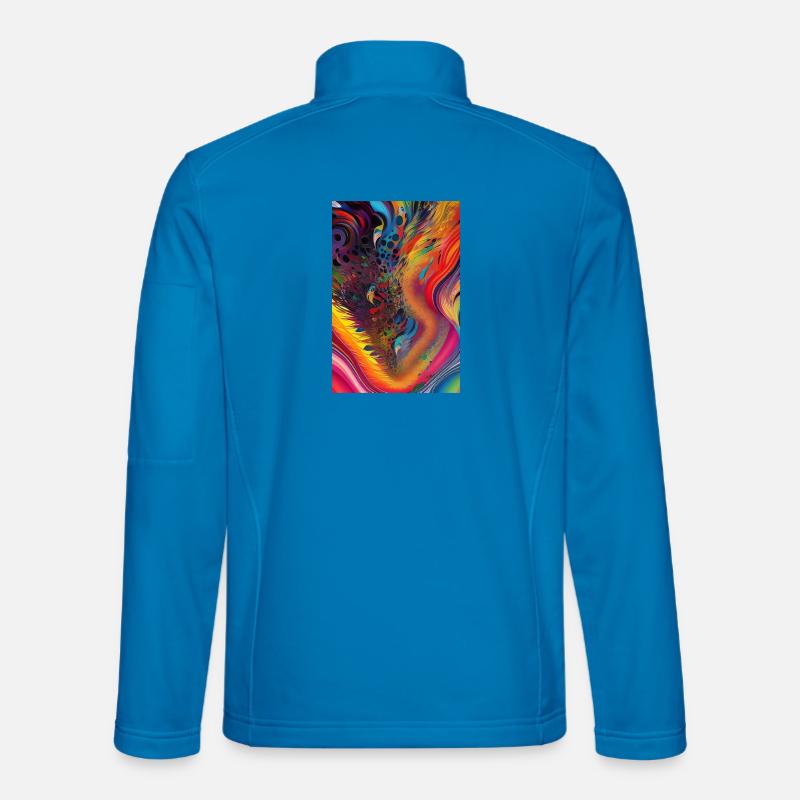 Art abstrait Veste en tissu softshell Unisexe