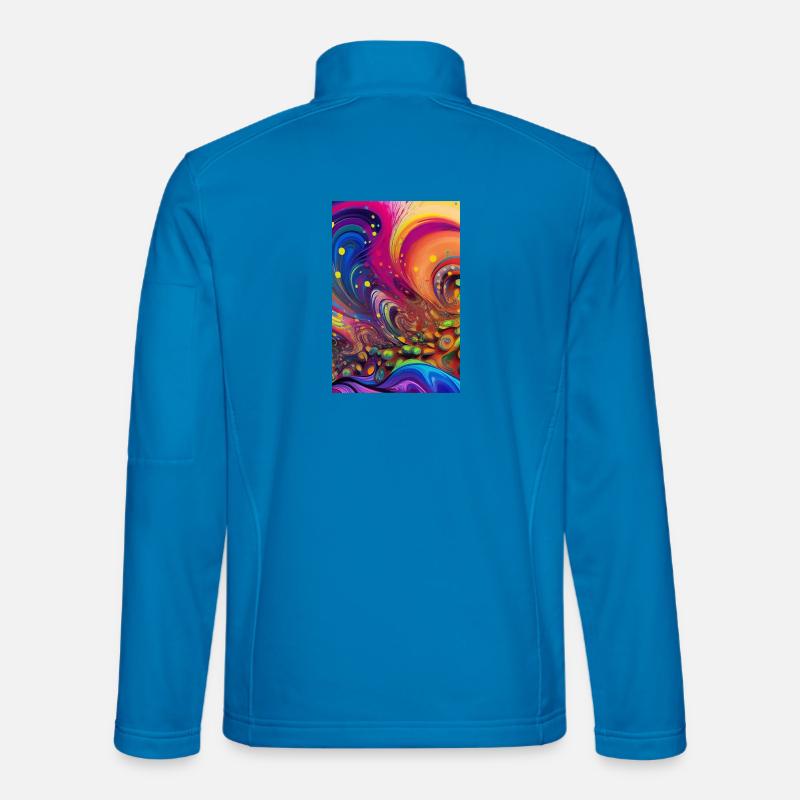 Art abstrait Veste en tissu softshell Unisexe
