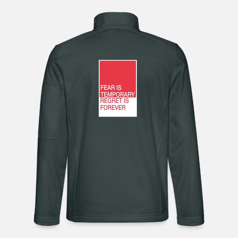 Fear passes - pride remains Unisex Softshell Jacket