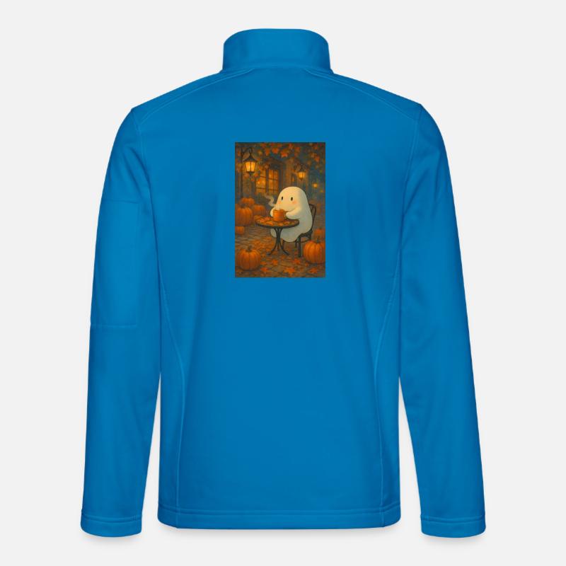 Gespenst im Herbst - Unisex Softshelljacke - Lichtblau