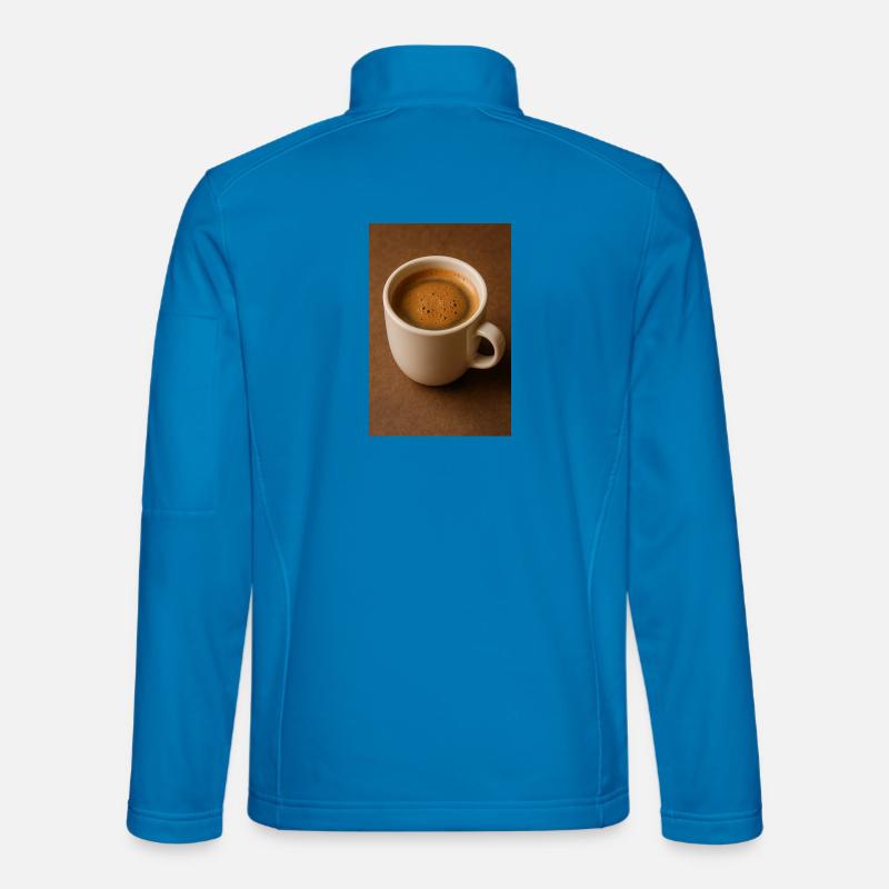 A cup of coffee - Unisex Softshell Jacket - light blue