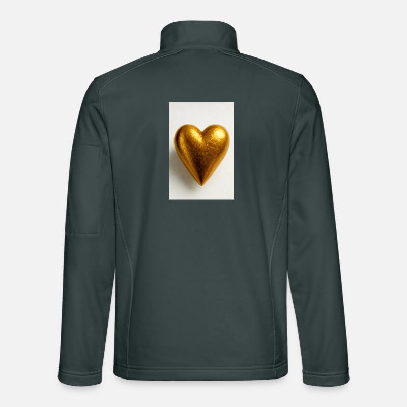 Ein Herz aus Gold Unisex Softshelljacke