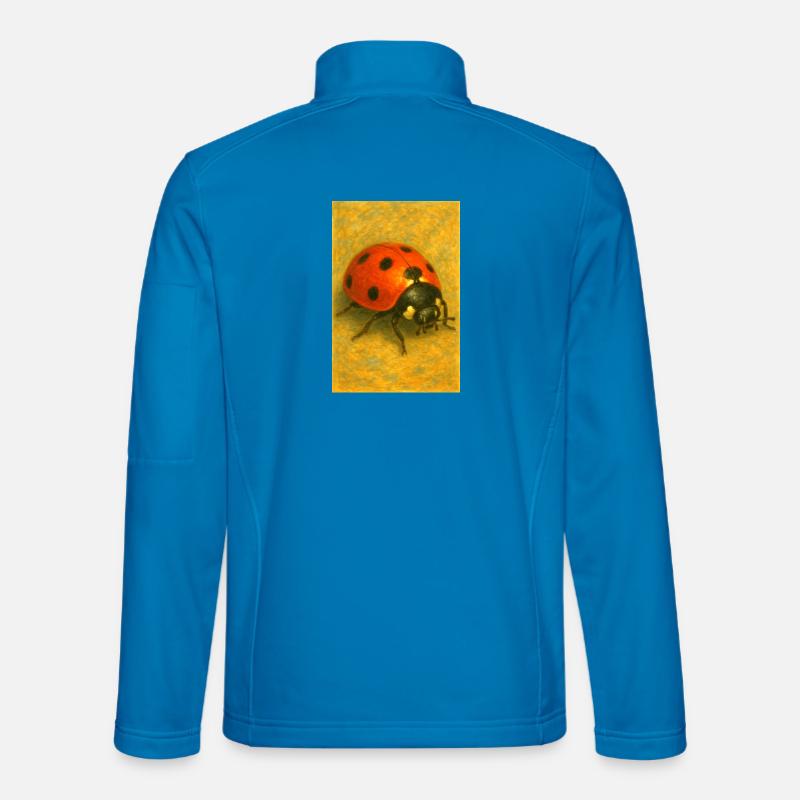 Red Ladybug Kunstdruck Unisex Softshelljacke