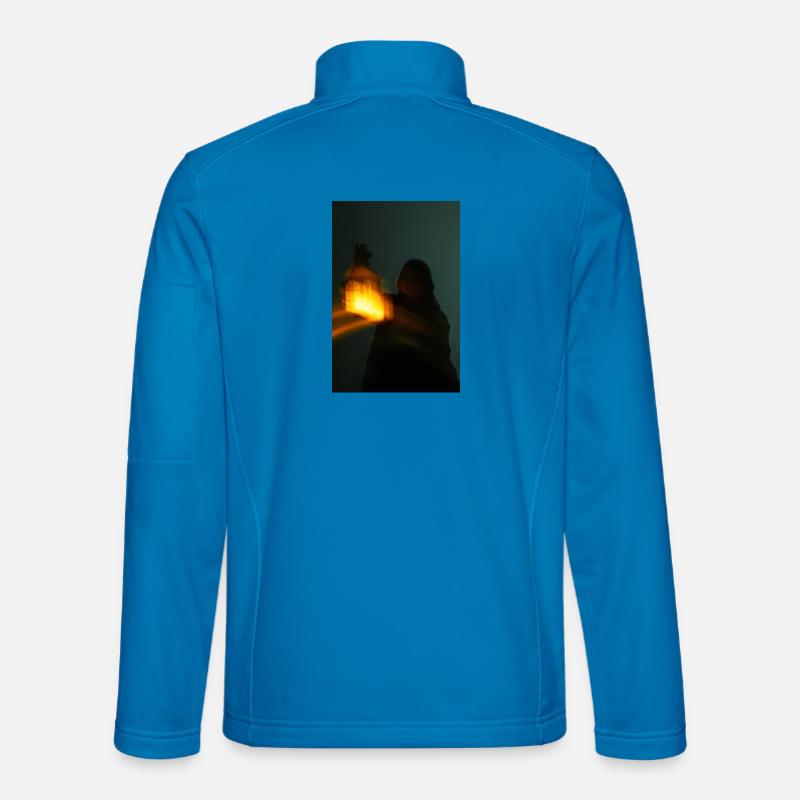 Night light in the shade Unisex Softshell Jacket