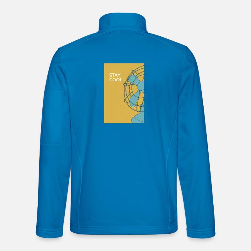Stay Cool – Modernes Ventilator Poster Unisex Softshelljacke