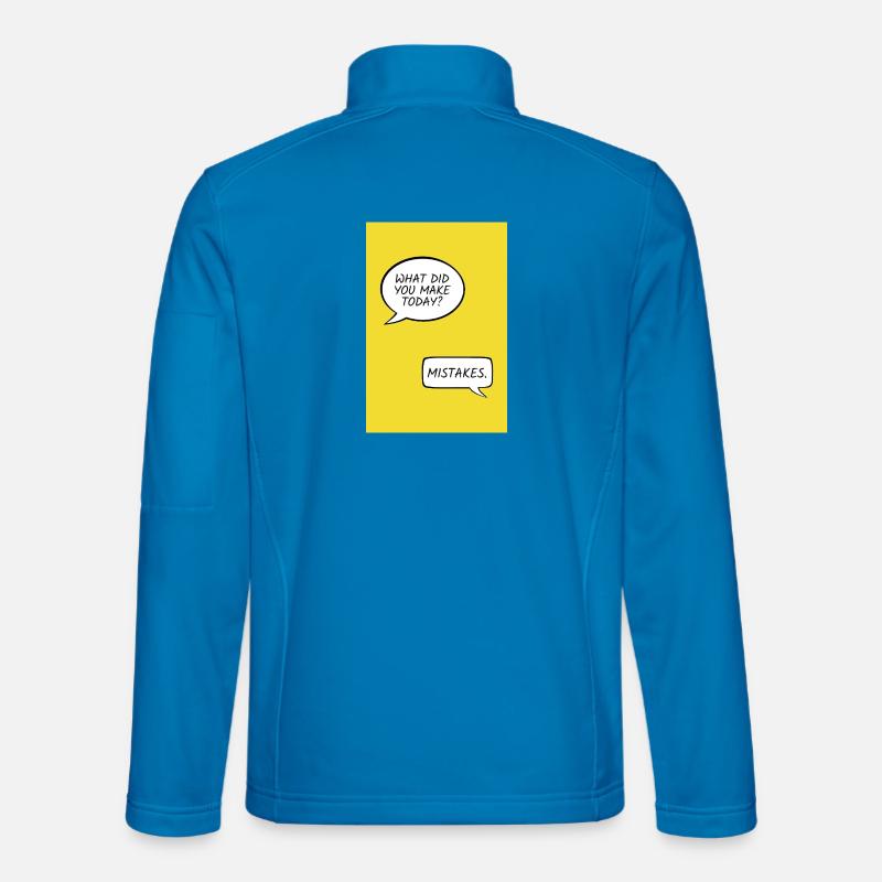 What Did You Make Today? – Mistakes - Unisex Softshelljacke - Lichtblau