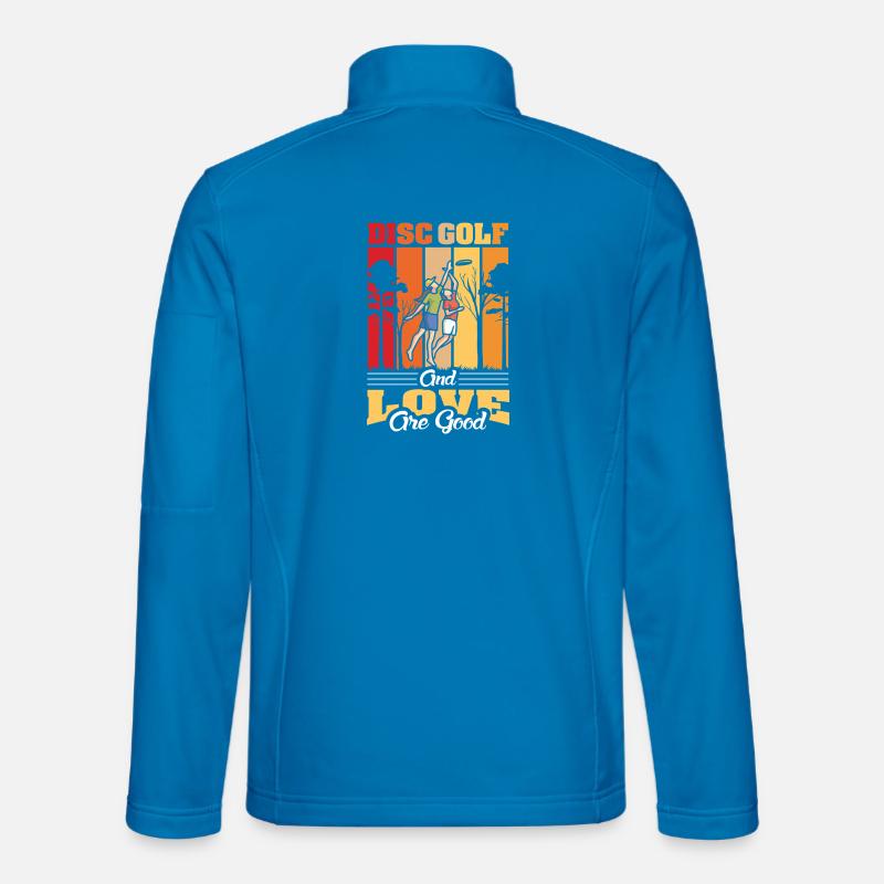 Disc Golf Geschenke Discgolf - Unisex Softshelljacke - Lichtblau
