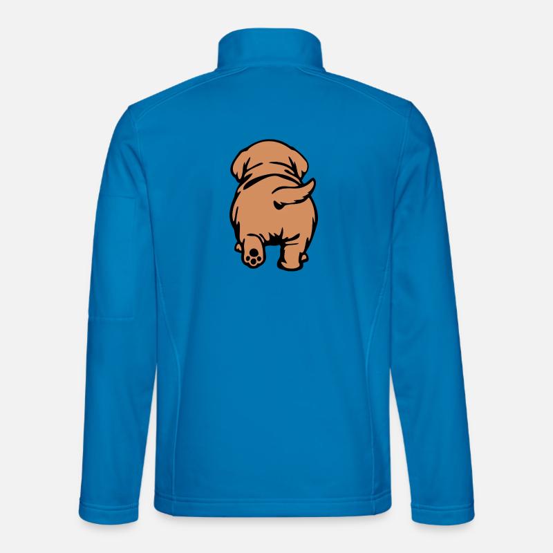 Dos de chien Veste en tissu softshell Unisexe