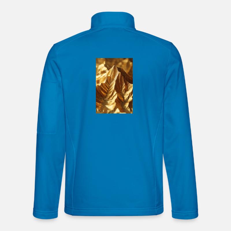 Golden Ridge Abstract Mountain - Unisex Softshell Jacket - light blue