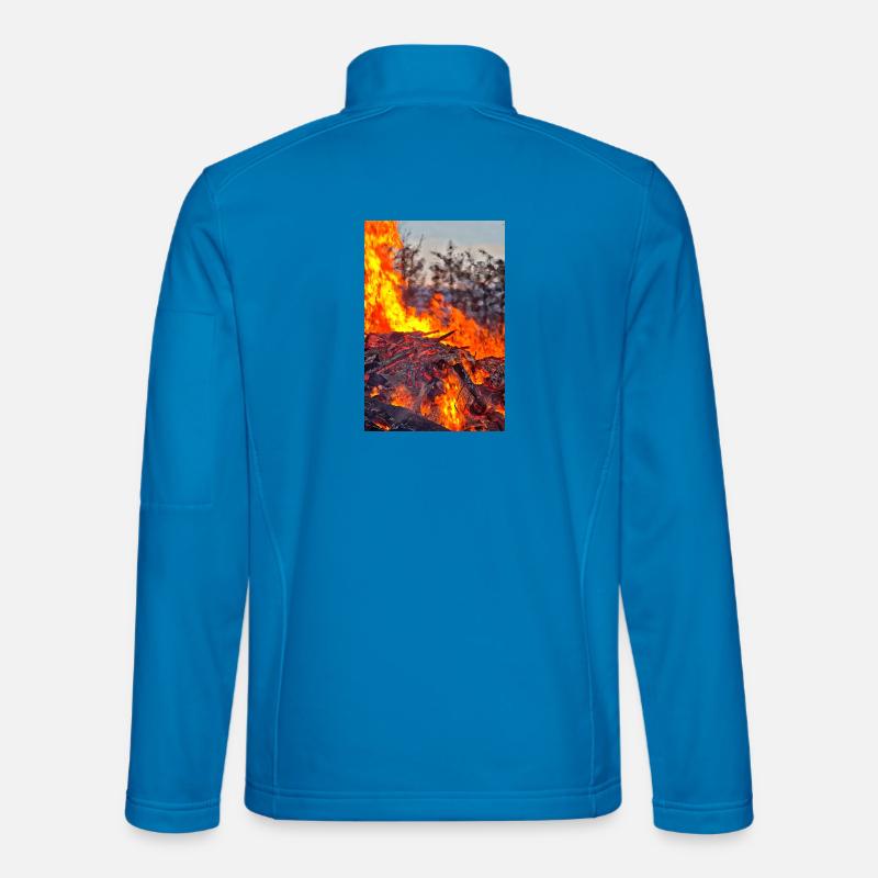 Fire & Flame Easter Fire Poster Unisex Softshell Jacket