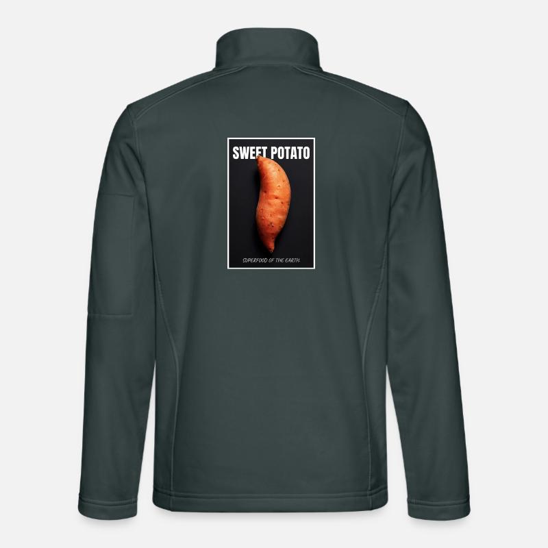 Impression de Superaliment de Patate Douce Veste en tissu softshell Unisexe