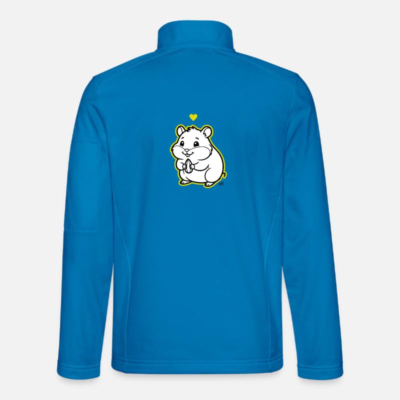 Arnold_the_Hamster - Veste en tissu softshell Unisexe - bleu clair