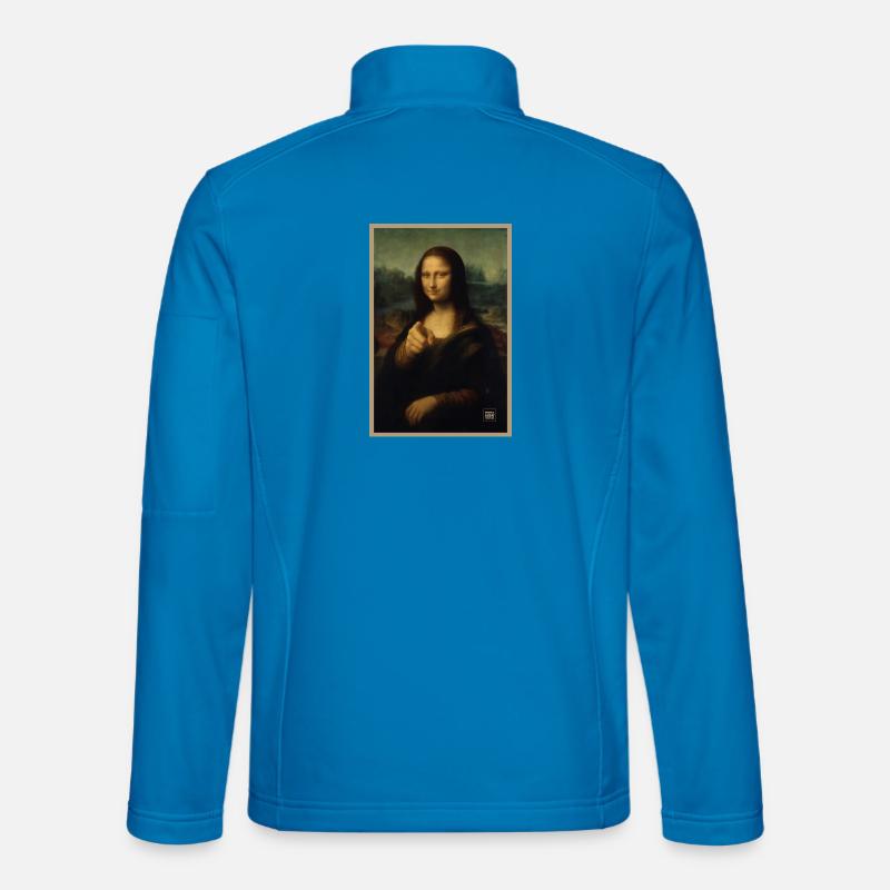 Mona Lisa hat dich gewählt Unisex Softshelljacke