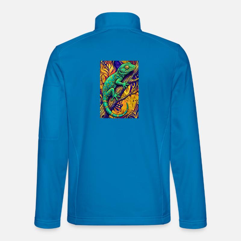 Gecko - Unisex Softshelljacke - Lichtblau