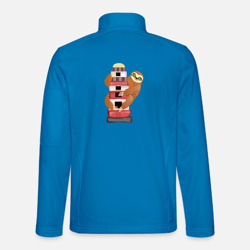 Sloth Lighthouse SEA COAST - Unisex Softshell Jacket - light blue