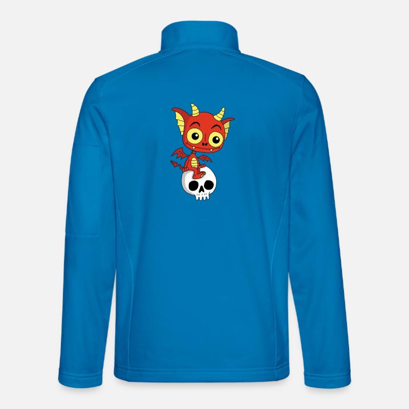 Little Demon Rests - Unisex Softshell Jacket - light blue