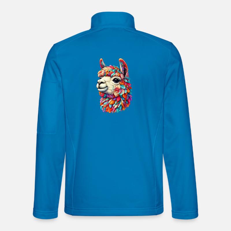 Alpaka - Unisex Softshelljacke - Lichtblau