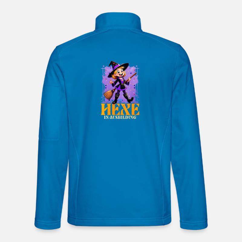Witch in training with magic wand - Unisex Softshell Jacket - light blue