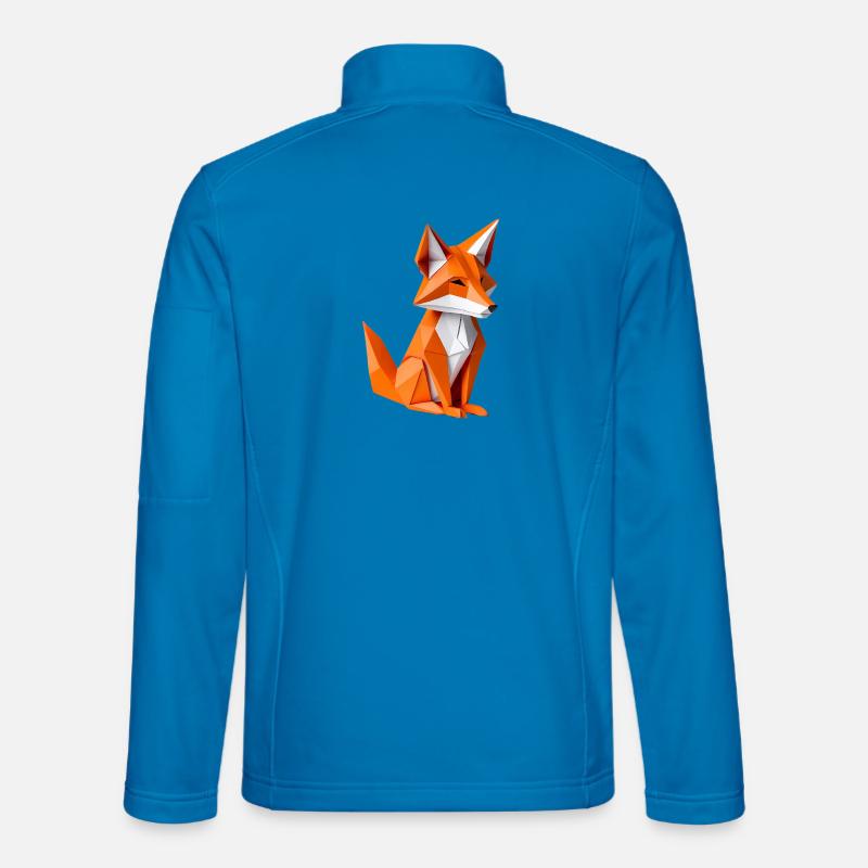 Polygon Fox Illustration Unisex Softshell Jacket